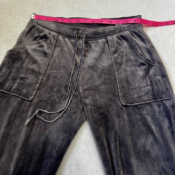 House of Harlow 1960 Grey Velour Velvet Jogger Pants - Small - Picture 11 of 11
